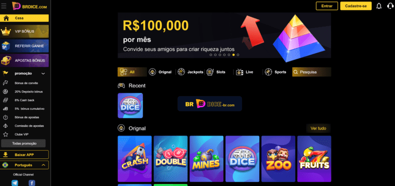 20bet bônus